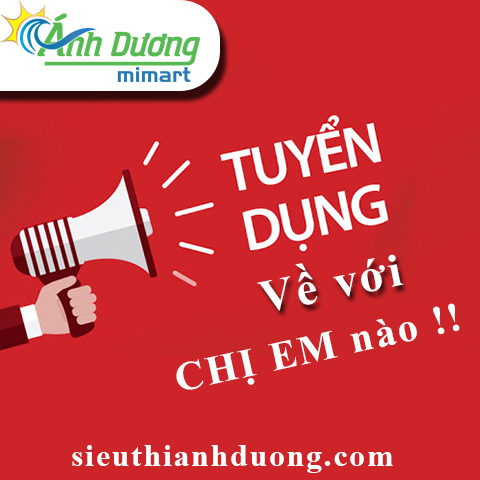 siêu thị ánh dương tuyển dụng